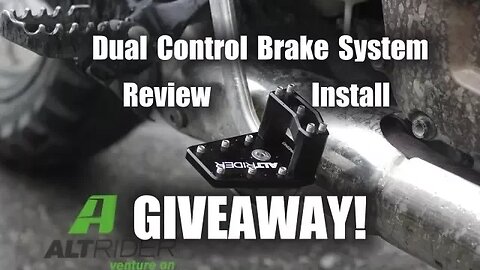 AltRider DualControl Brake System (Install,Review, and Giveaway Honda Africa Twin)