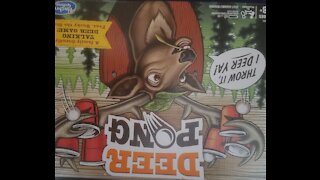 Deer Pong Board Game (2020, Hasbro) -- What's Inside