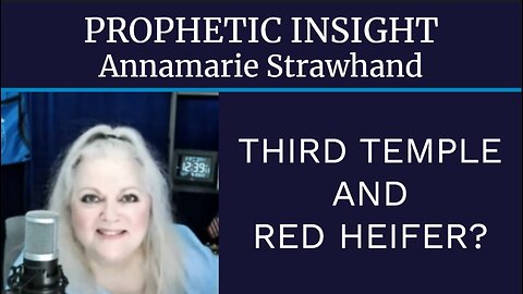 Prophetic Insight: Third Temple and Red Heifer?