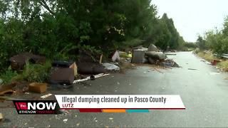 Illegal dumping cleaned up in Pasco County