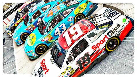 FOUR WIDE MARTINSVILLE WALL RIDE // NASCAR '15 Season Ep. 6