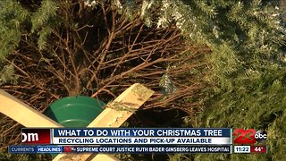 Several options available for recycling Christmas trees in Kern County