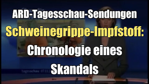 Schweinegrippe-Massenimpfungen: Chronologie eines Skandals (ARD I Tagesschau I 2007 - 2020)