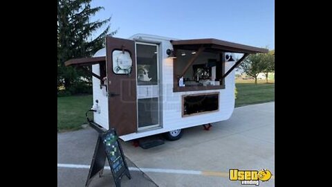 Vintage 1972 Shasta 8' x 11' Coffee Concession Trailer | Charming Retro Mobile Cafe for Sale in Ohio