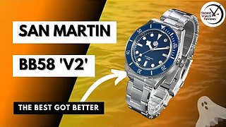 BEST BB58 HOMAGE? San Martin SN008G V2 Water Ghost Review #HWR