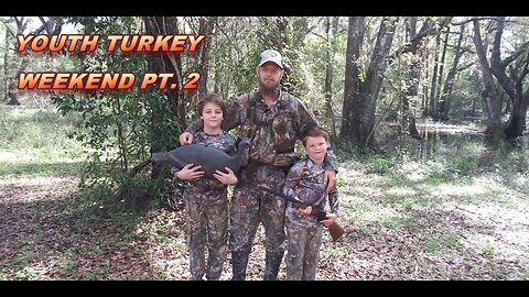 Youth turkey weekend opener!! Logan's first turkey hunt!!