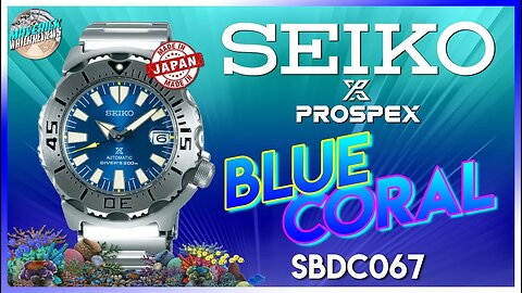 Gorgeous! | Seiko Blue Coral Reef Monster SBDC067 Unbox & Review | Get One While You Can!
