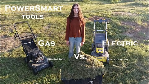 Power Smart Lawn Mowers, 80 Volt 6 Amp Electric Vs. 4.5 Horizontal Powered Gas - new for 2023