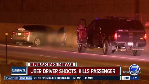Police: Uber driver shoots, kills passenger on Denver interstate