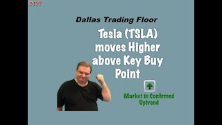 🚘 Tesla (TSLA) Moves Higher above Key Buy-point