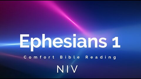 Reading the Book of Ephesians Chapter 1 (NIV)