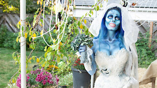 I Turned Into The Corpse Bride To Shock My Family | HOOKED ON THE LOOK
