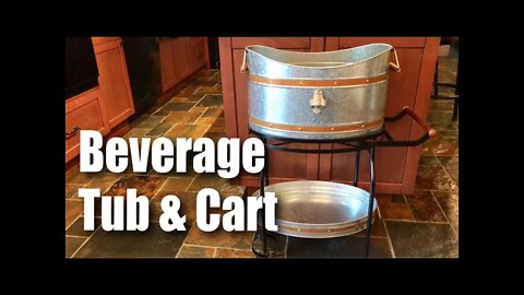 Best Galvanized Beverage Tub and Rolling Cart Review