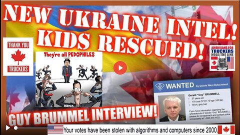 NEW INTEL! MILITARY RESCUING KIDS IN UKRAINE! MARCH MADNESS! GUY BRUMMEL!
