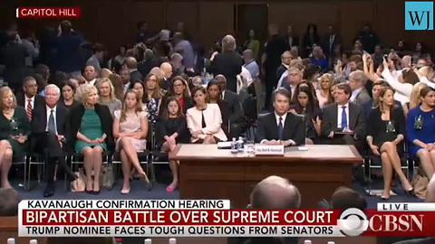 Watch: Protesters Interrupt Kavanaugh Hearing in Chaotic Opening Minutes
