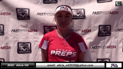 2025 Alicia Ott 3.5 GPA Athletic Shortstop & Outfield Softball Recruiting Skills Video Preps Academy
