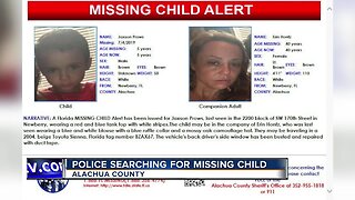 Florida missing child alert issued for boy in northern Florida