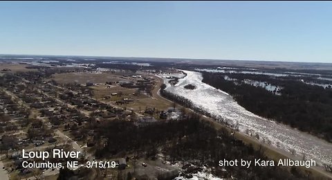 Loup River Drone Video - Near Columbus