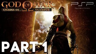God of War: Chains of Olympus Walkthrough Gameplay Part 1 | PSP, PSTV (No Commentary Gaming)