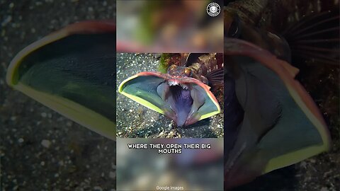 Sarcastic Fringehead 🐠 Mouth-to-Mouth Combat!