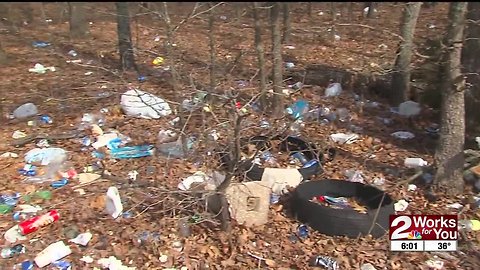 Delaware County residents fed up with roadside garbage left by homeless couple