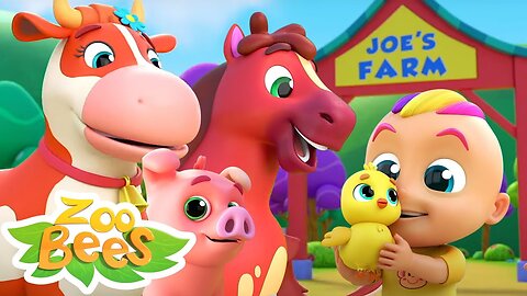 [OLD FARMER JOE HAD A FARM]Joe's Farm song for kids !Nursery Rhymes and baby song with zobbees