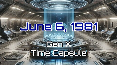 June 6th 1981 Gen X Time Capsule