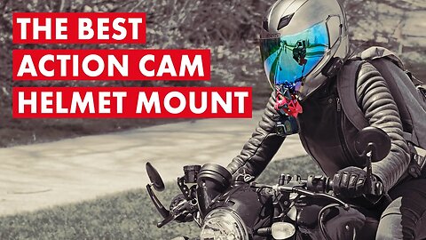 The BEST GoPro motorcycle helmet chin mount - Motovlog setup made easy