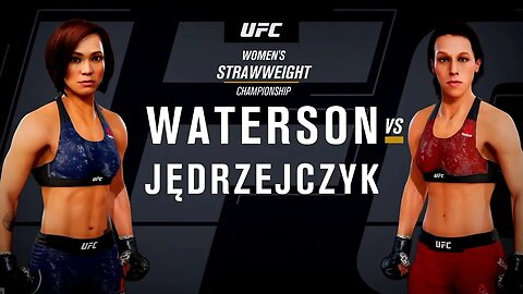 EA Sports UFC 3 Gameplay Joanna Jędrzejczyk vs Michelle Waterson