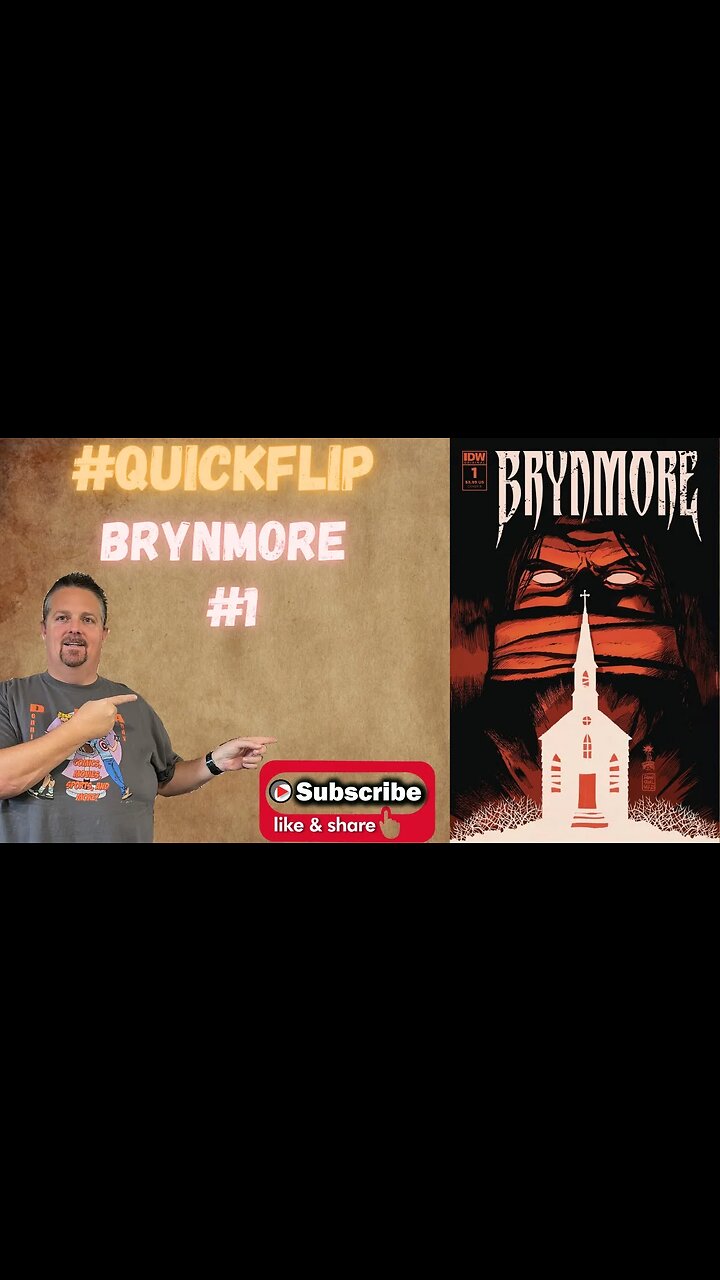 Brynmore #1 IDW #QuickFlip Comic Review Steve Niles,Damien Worm #shorts
