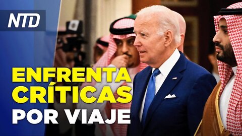 Critican a Biden por viajar a Arabia Saudí; Indiana: 4 muertos en centro comercial