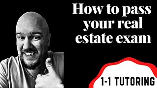 Real estate exam help - private 1-1 tutor