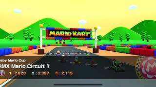 Mario Kart Tour - RMX Mario Circuit 1 Gameplay (Baby Mario Cup)