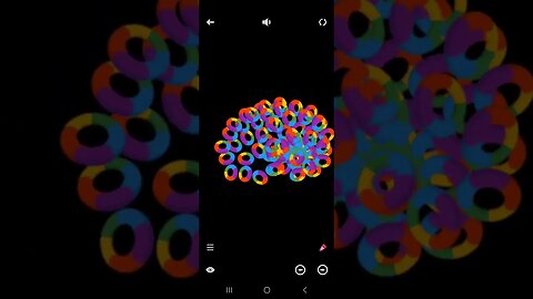 Tangle app on Android: chain ball #1