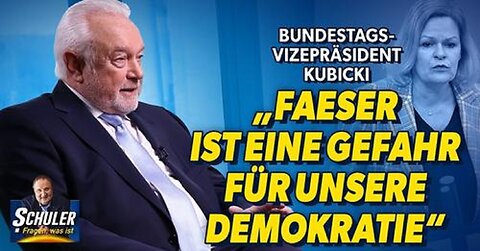 Bundestags-Vizepräsident Kubicki: „Faeser ist eine Gefahr für unsere Demokratie“