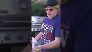 Hypocrite Biden supporter caught on camera saying no to housing illegal immigrants...#SHORTS
