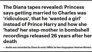 THE DIANA TAPES, PRINCE HARRY'S REACTION, AND THE END OF THE ROAD FOR THE KING