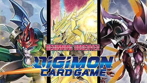 Unboxing Digimon TCG: BT16 Beginning Observer with Sassychestnuts!