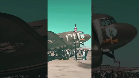 World War II Fighters and Bombers On Display At Nevada Air Show 2022 4K With A Vintage Filter! Enjoy