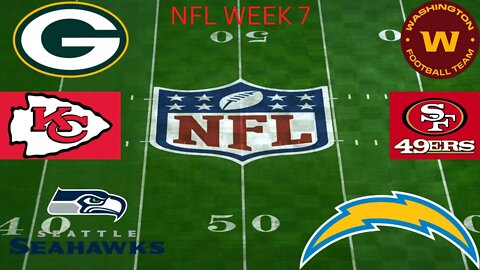 Week 7 NFL Picks-Chargers, Chiefs and Packers Soar; While the Broncos and Bears Continue to Suck.