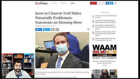 Juror In Chauvin Trial OUTS HIMSELF As An Activist, Jeopardizing Guilty Verdict!