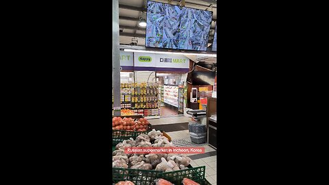 Russian Supermarket in Yeonsu-gu, Incheon, South Korea, Jun 24