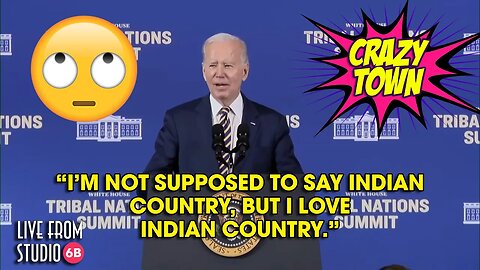 Joe Biden Loves "Indian Country" (Crazy Town)