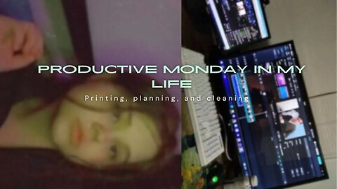 productive monday WFH vlog | 3d printing, cleaning, planning startup