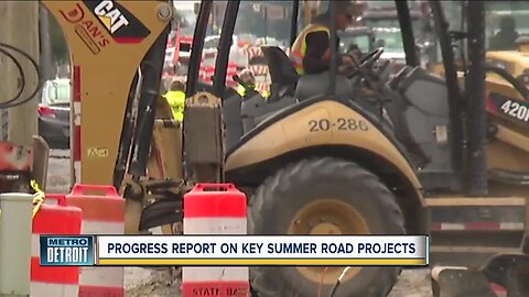 Here's an update on summer construction projects across metro Detroit