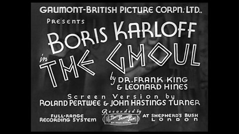 Full Movie - The Ghoul (1933) Boris Karloff - 720p
