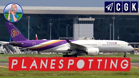 PLANESPOTTING at Jakarta Soekarno-Hatta airport 🇮🇩