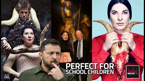 Childless Occultist Marina Abramovic Is Zelensky’s Ambassador To Rebuild Schools - RedIce TV