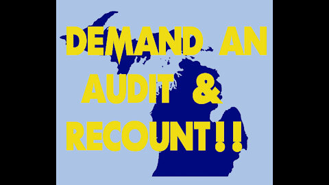 DEMAND AND AUDIT AND RECOUNT IN MICHIGAN