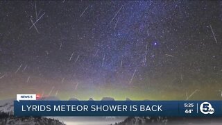Lyrids meteor shower returns